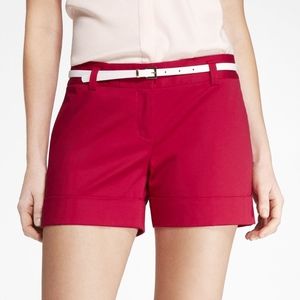 Cuffed editor shorts (belt not included)